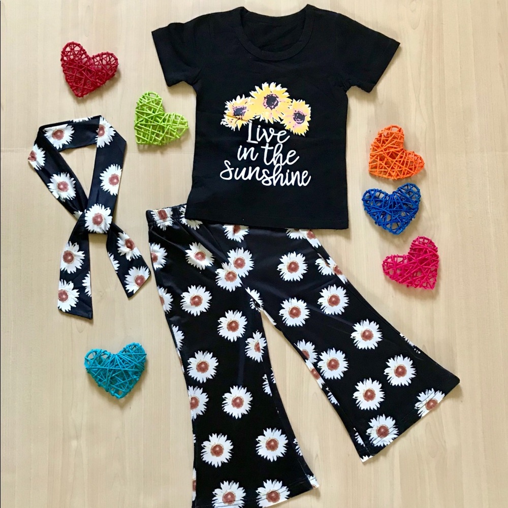 🌼❤️HOST PICK❤️🌼 3PC Shirt Pants & Headband Set